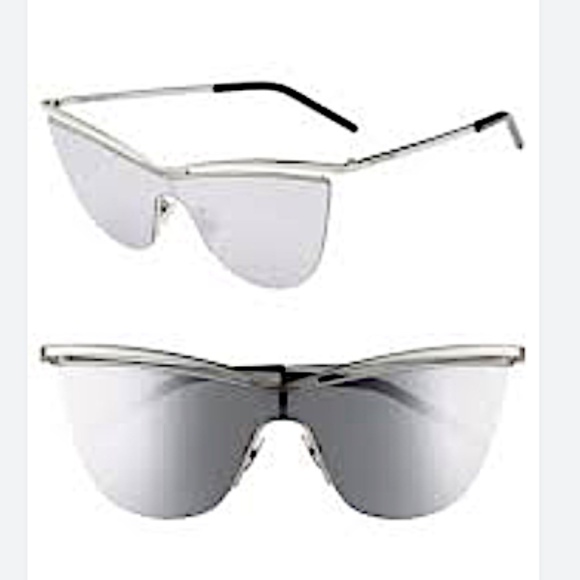 Saint Laurent Silver Mirror Lens  Cat-Eye SL 249 Sunglasses main image 13